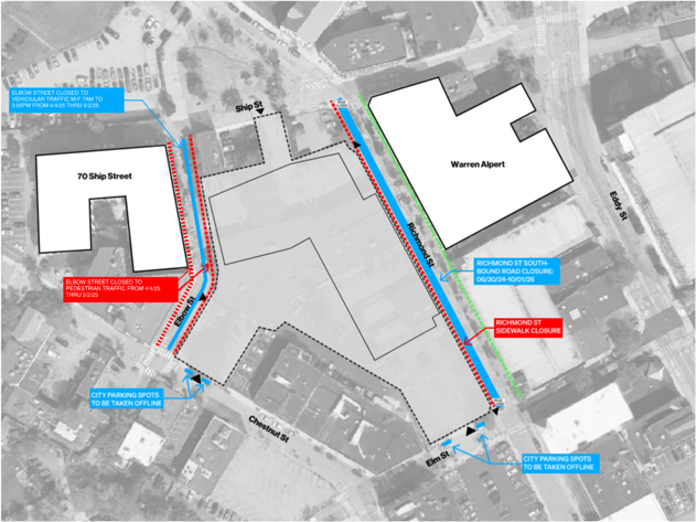 Danoff construction site map