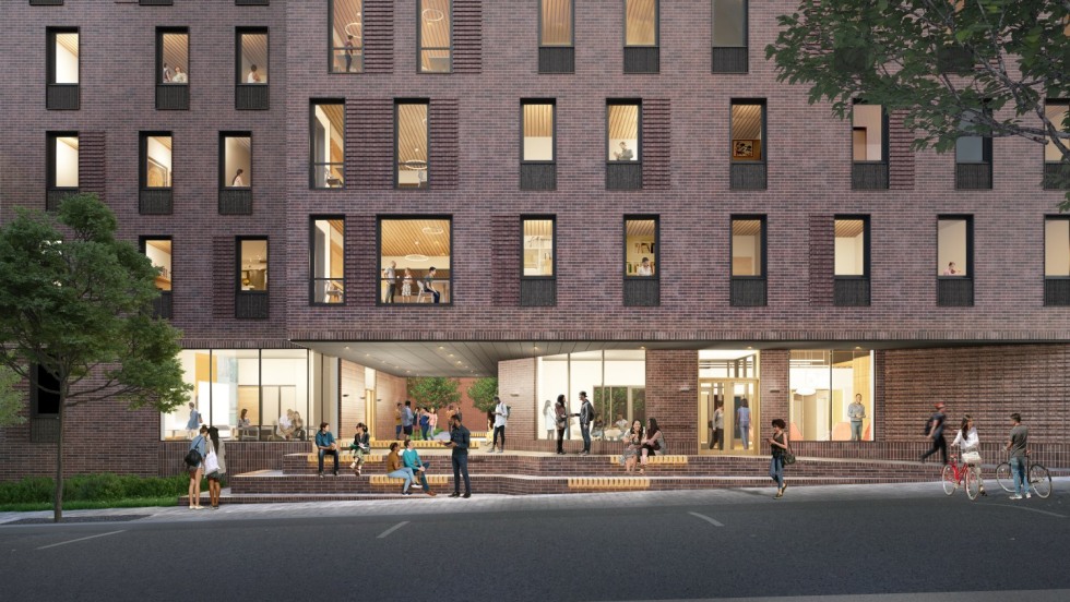 Entrance of Residence Hall