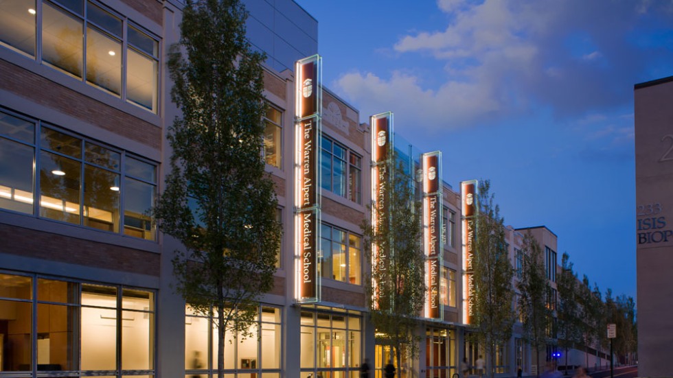 Medical School at night