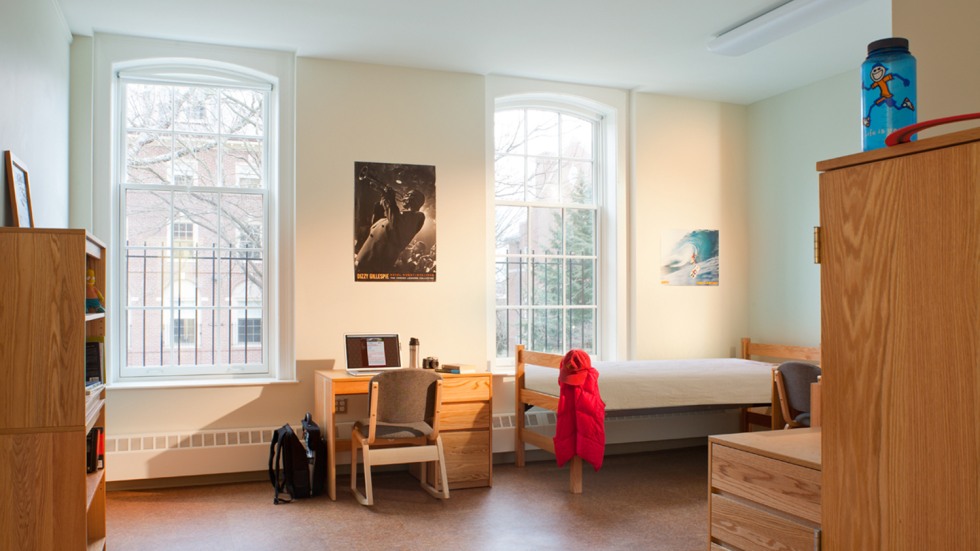 Example dorm room