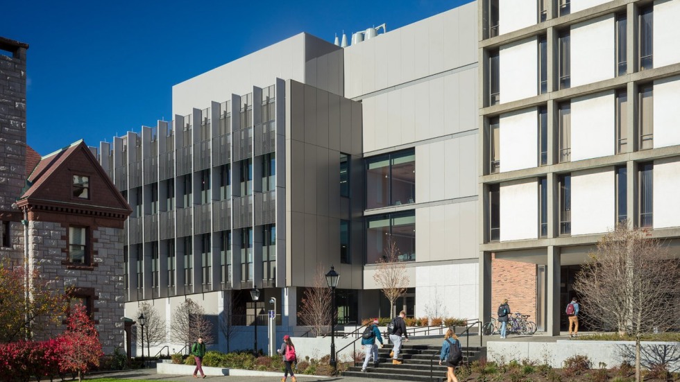 Side view of building