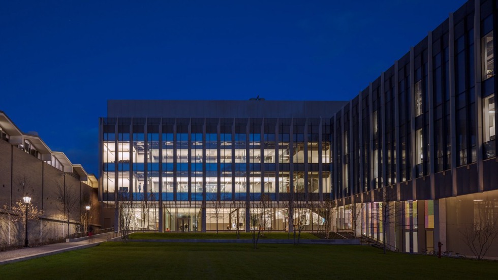 Center at dusk