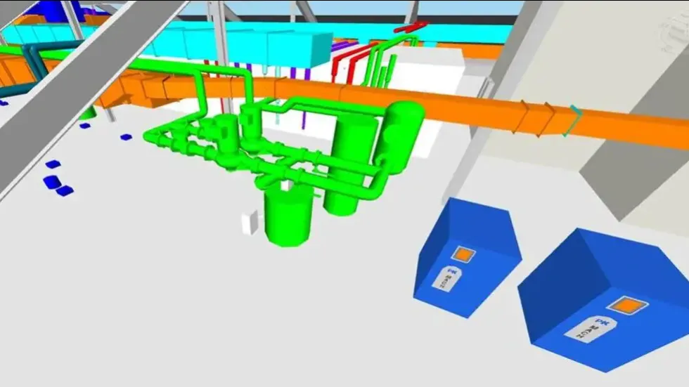 3D rendering of building