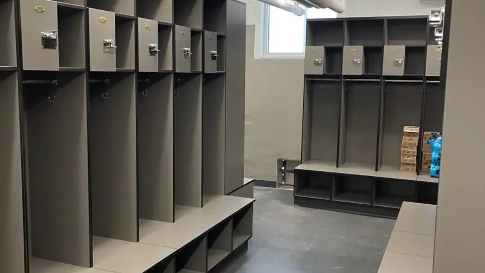 Locker room