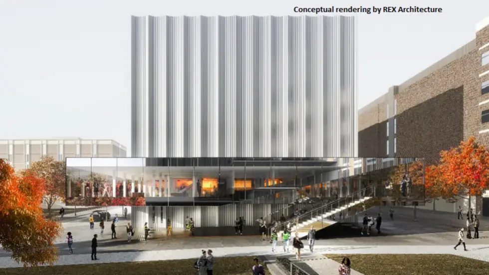 Rendering of front view