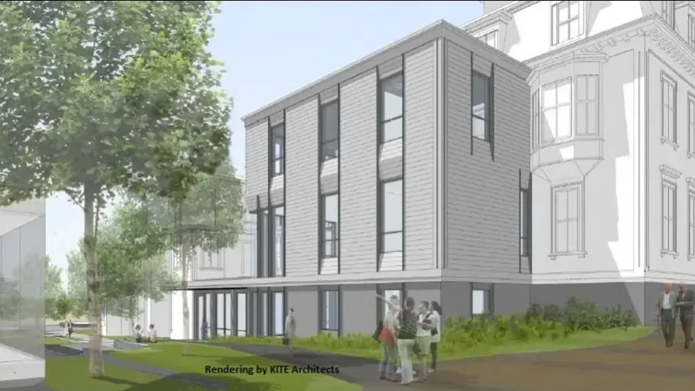 Rendering of outside of sharpe