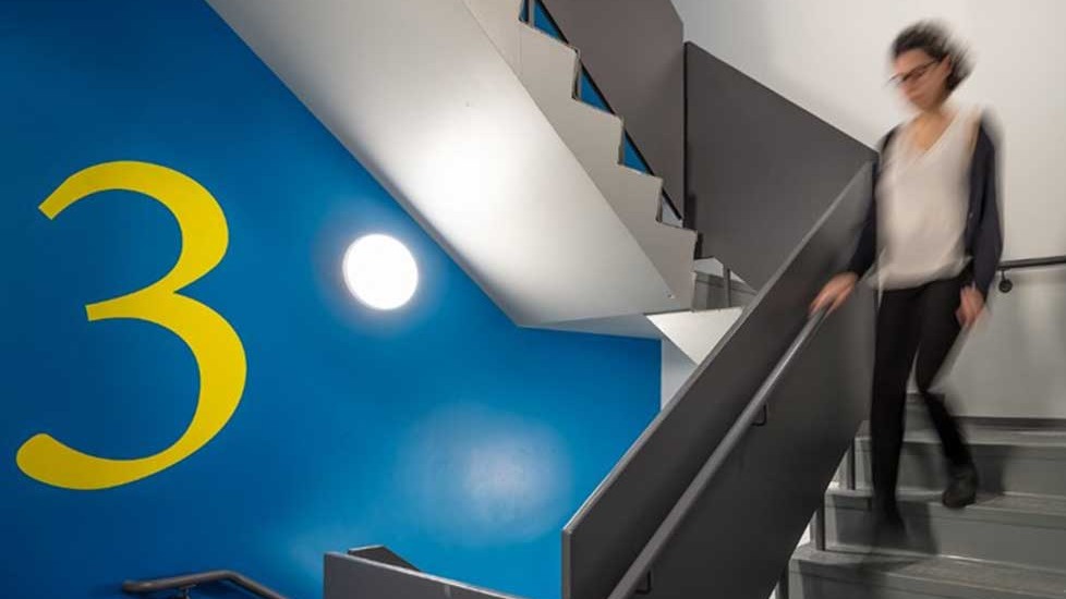3rd floor stairwell.